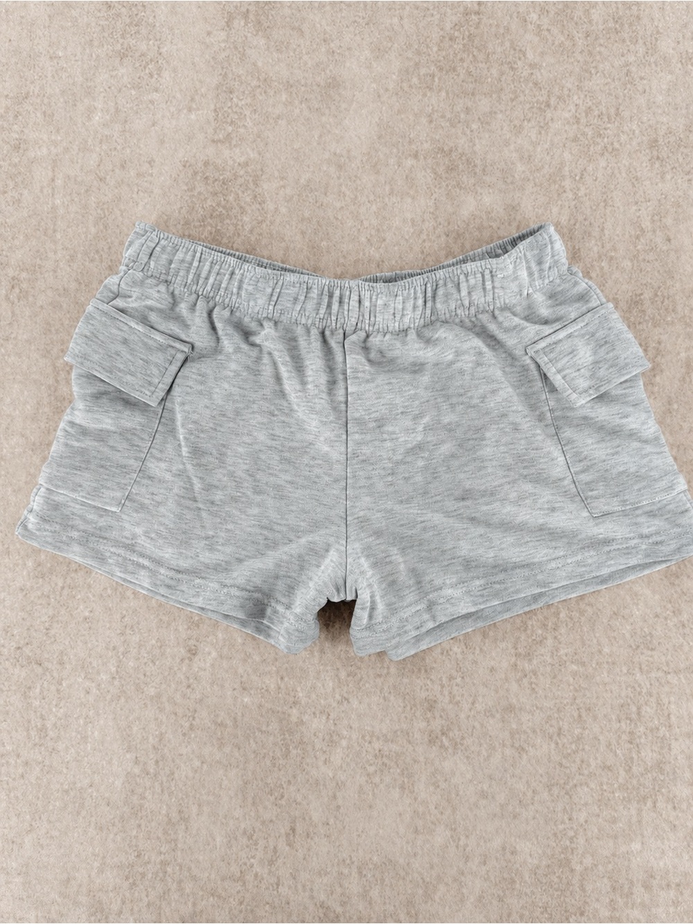Refuge Gray French Terry Cargo Sweat Shorts Size L